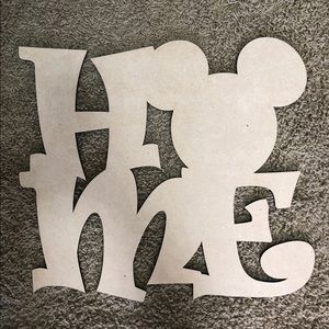 Wooden Disney door hanger